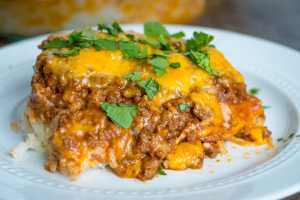 Taco Sour Cream Rice Bake | 12 Tomatoes