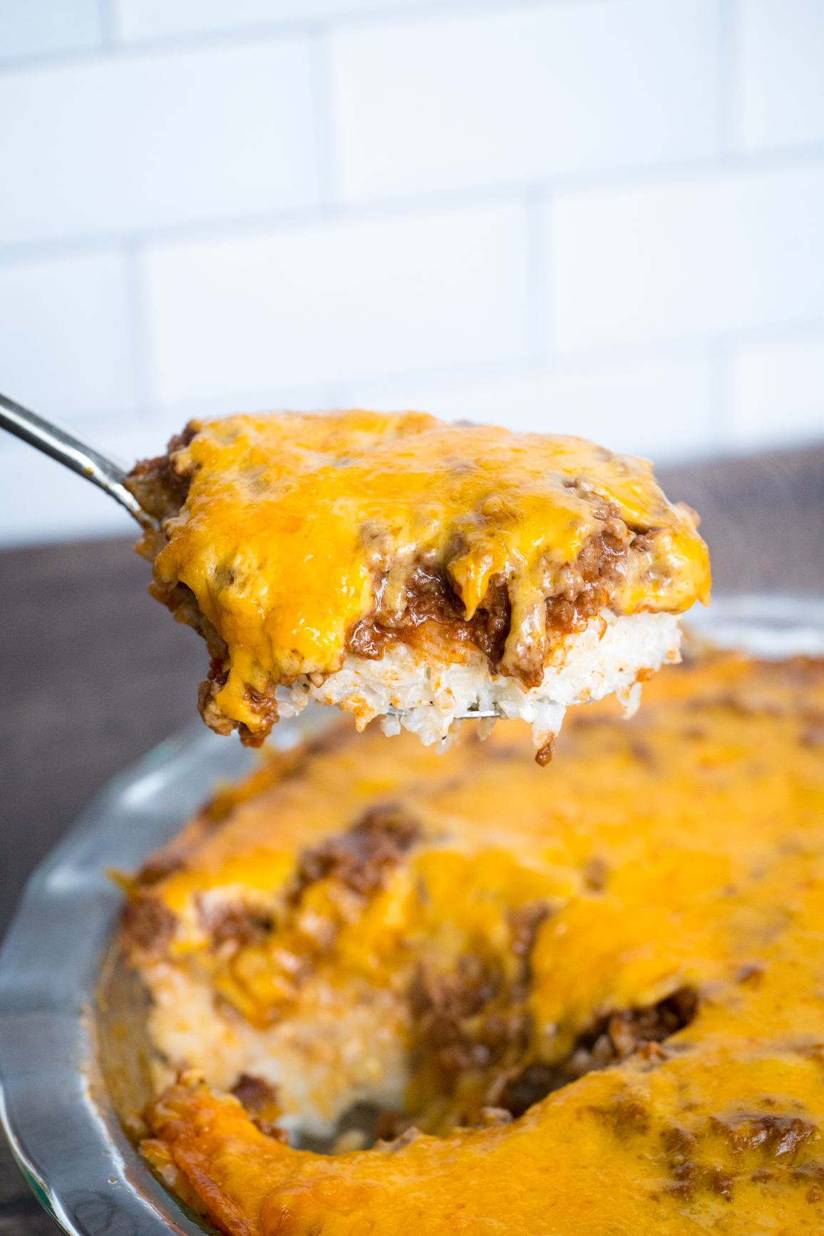 Taco Sour Cream Rice Bake