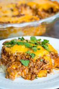 Taco Sour Cream Rice Bake | 12 Tomatoes