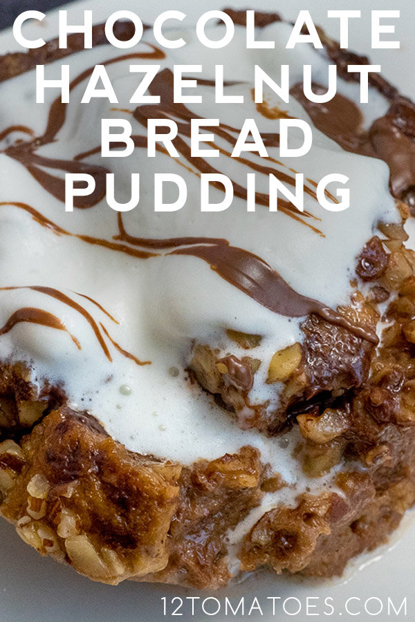 Chocolate Hazelnut Bread Pudding-image