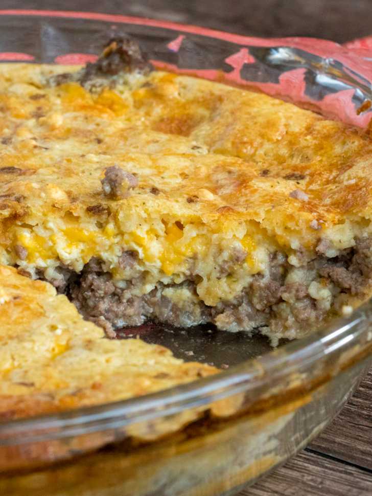 Impossible Cheeseburger Pie 12 Tomatoes
