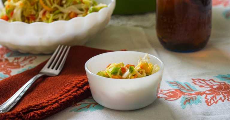 Vintage Recipe: Amish Overnight Coleslaw