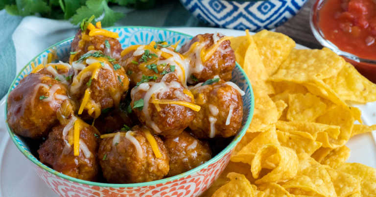 Chicken Enchilada Meatballs