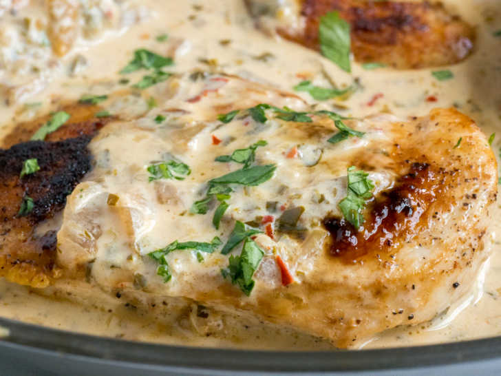 Creamy Cilantro Lime Chicken Skillet - 12 Tomatoes