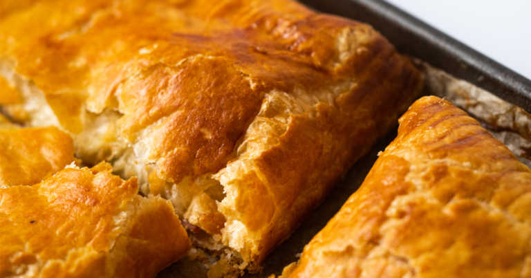 Ham and Cheese Slab Pie