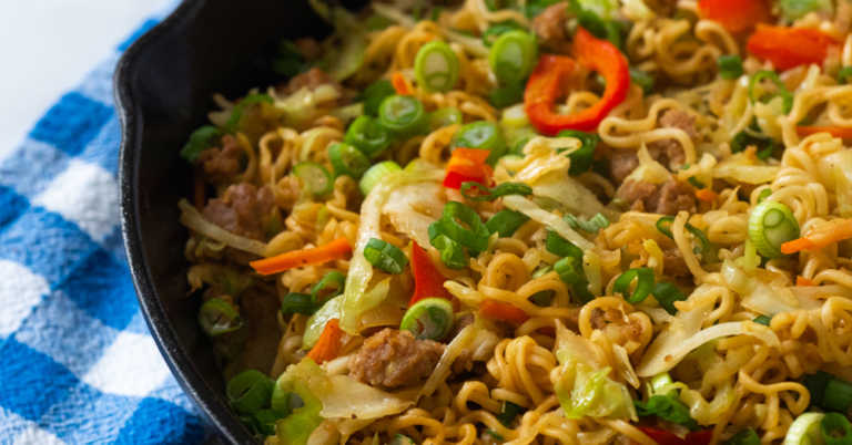 Egg Roll Ramen Skillet