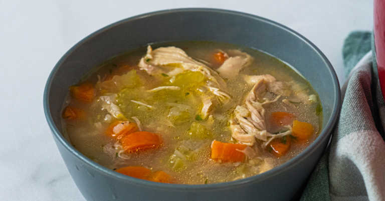 Cold-Busting Lemon Chicken Soup