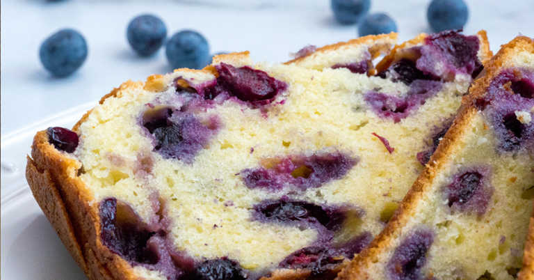 Blueberry Cream Cheese Loaf