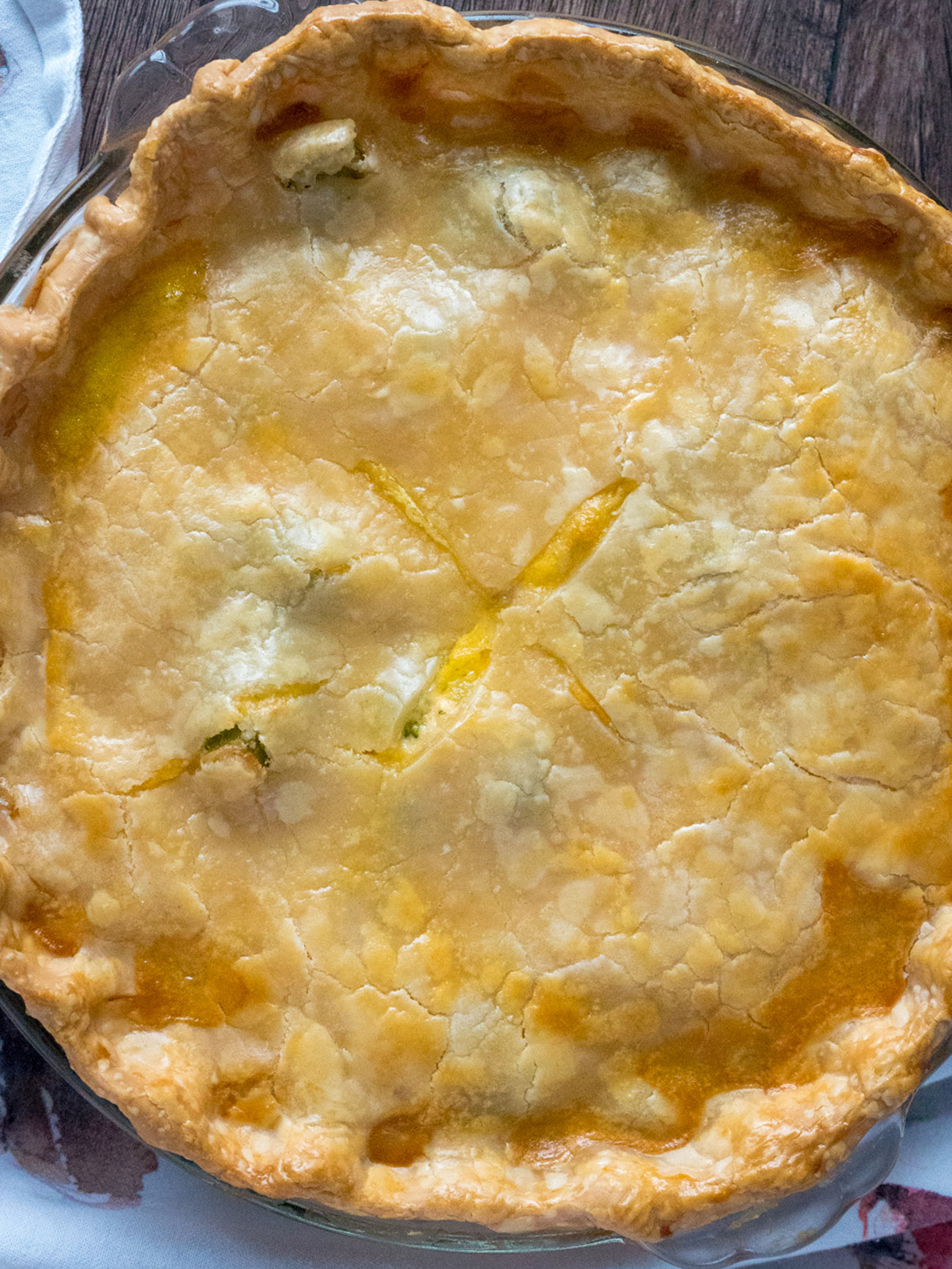 Broccoli Cheddar Chicken Pot Pie-image