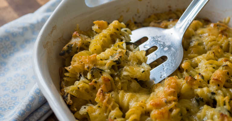 Spinach Artichoke Pasta Bake