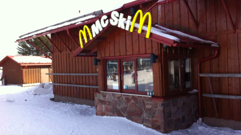 McSki: A ‘Ski-Thru’ McDonald’s In Sweden