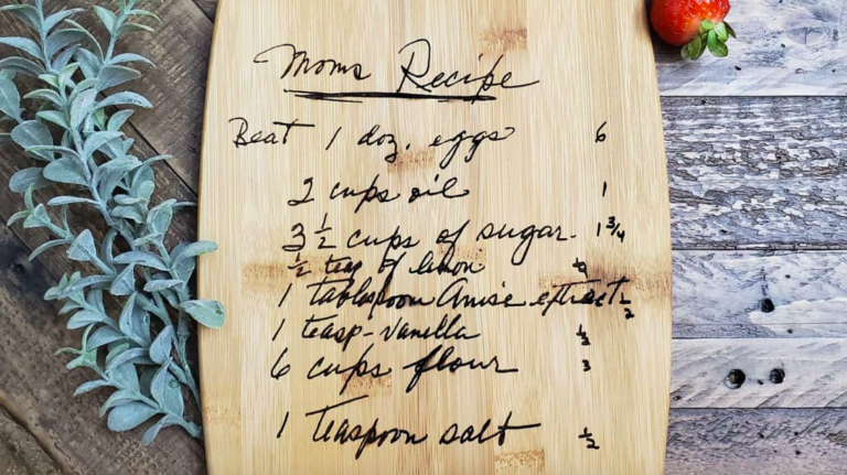 Turn Handwritten Family Recipes Into Touching Keepsakes