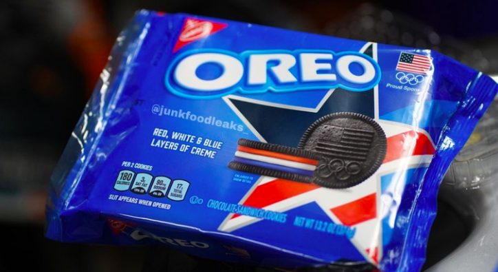 Oreo Is Releasing A Red, White, And Blue ‘Team USA’ Cookies For The Olympics