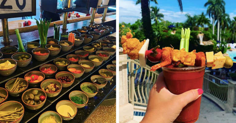 Resort In Florida Has A Build-Your-Own Bloody Mary Bar With 48,000 Possible Combinations