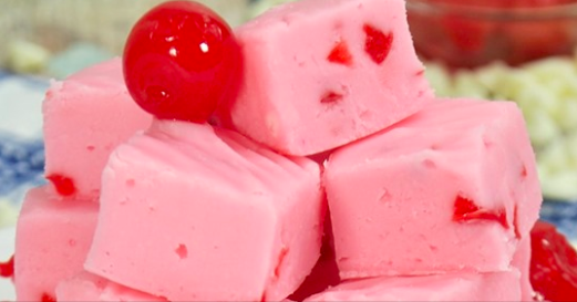 Bright Pink Valentine’s Day Fudge