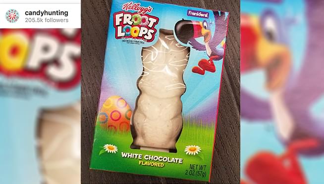 You Can Get A White Chocolate Bunny Filled With Froot Loops For Easter
