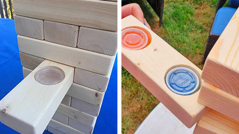 You Can Now Play Giant Jenga With Random Jell-O Shots Hidden Inside Pieces