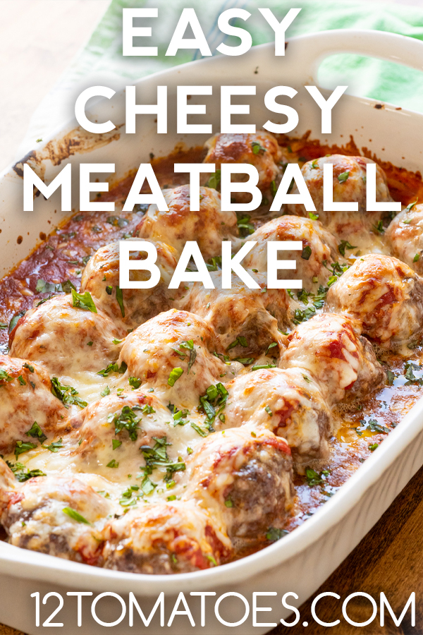 Easy Cheesy Meatball Bake