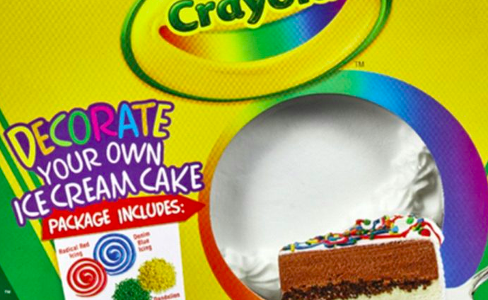 Decorate Your Own Ice Cream Cake With A Crayola Kit