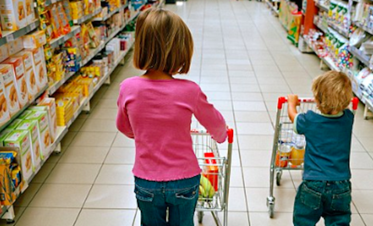 The Reason Why Grocery Stores Offer Miniature Shopping Carts For Children