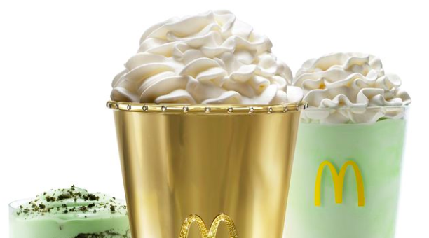 McDonald’s Is Auctioning Off A Shamrock Shake Made Entirely Out Of Gold