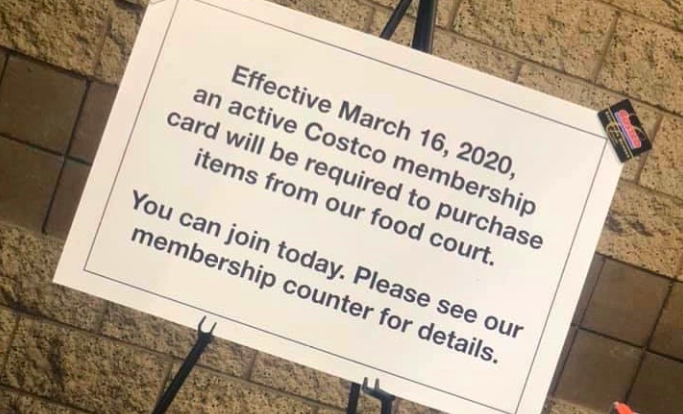 Costco Will Reportedly No Longer Let People Eat At Its Food Court Without A Membership