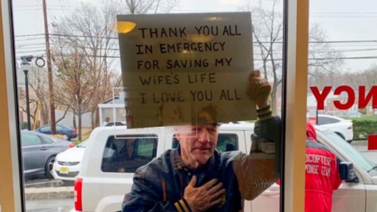 Man Thanks The Healthcare Workers That Treated His Wife