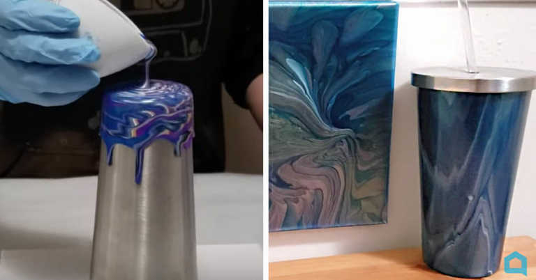 Amazing DIY Painted Tumbler!