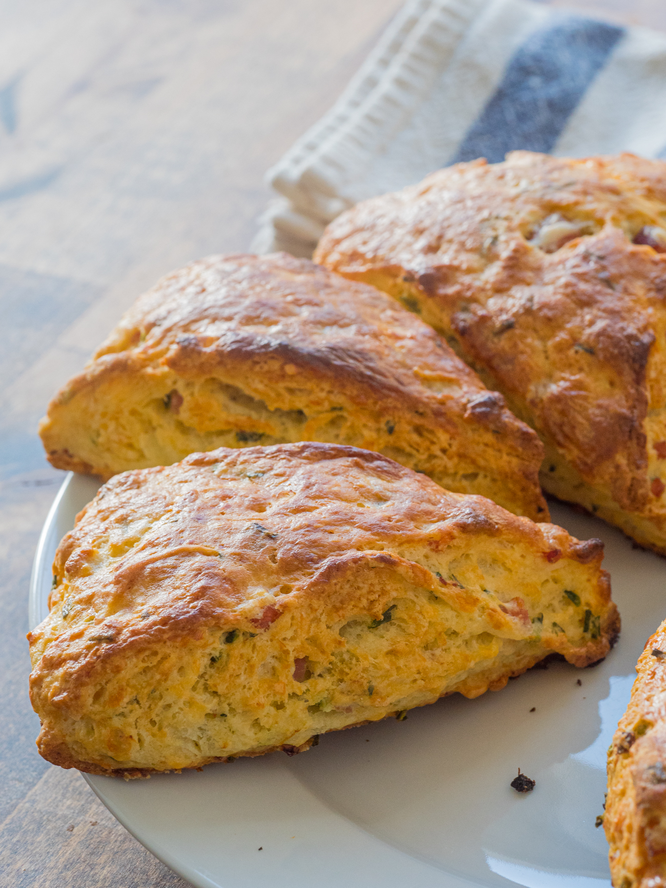 Savory Ham & Cheese Scones - Sally's Baking Addiction