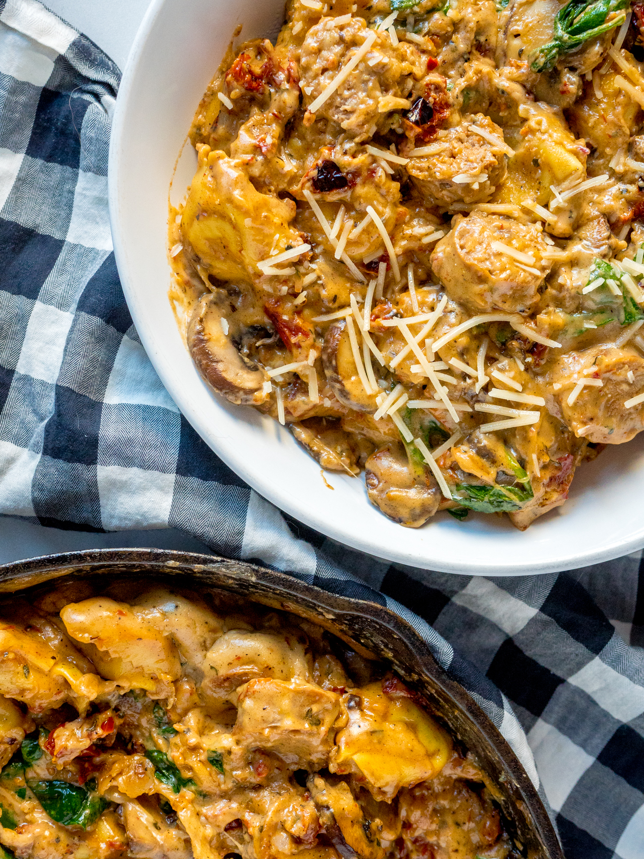 No-Boil Creamy Tortellini Bake-image