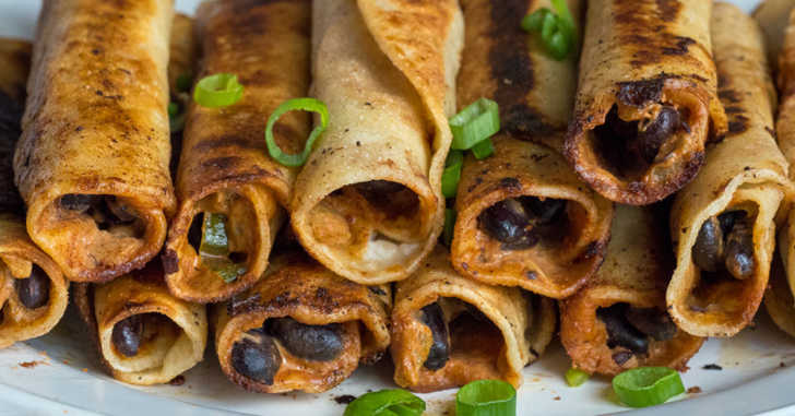 Creamy Black Bean Taquitos | 12 Tomatoes