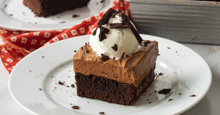 French Silk Pie Brownies