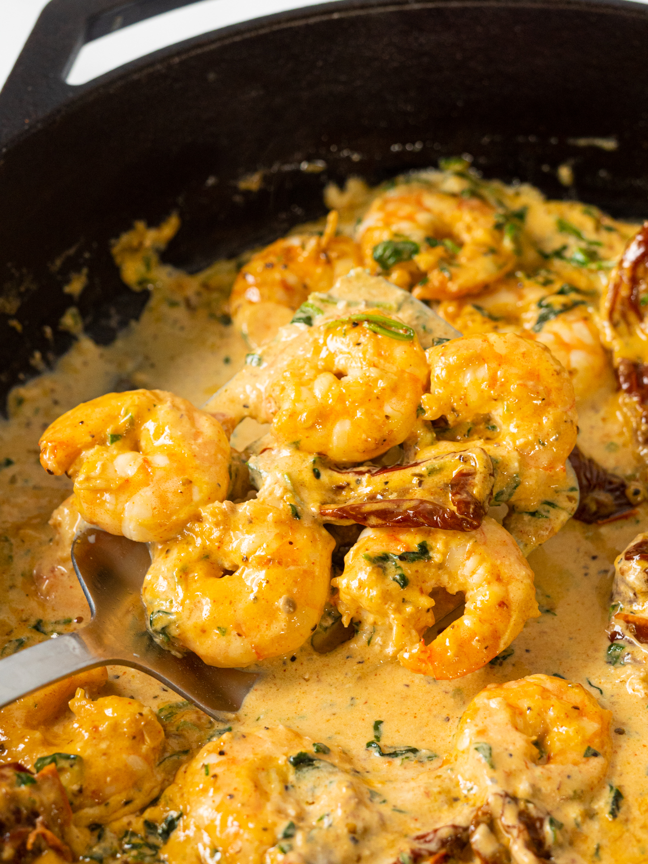 Easy Creamy Tuscan Shrimp Recipe • Salt & Lavender