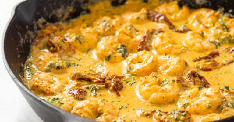 Creamy Tuscan Shrimp