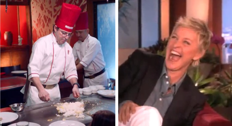 Ellen Degeneres Made Her Producer Take A Job As A Hibachi Chef For A Night