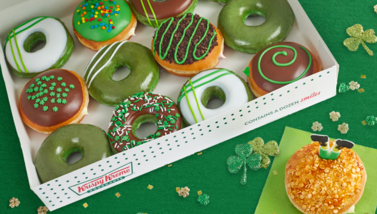Krispy Kreme Made Green Donuts In Honor Of St. Patrick’s Day