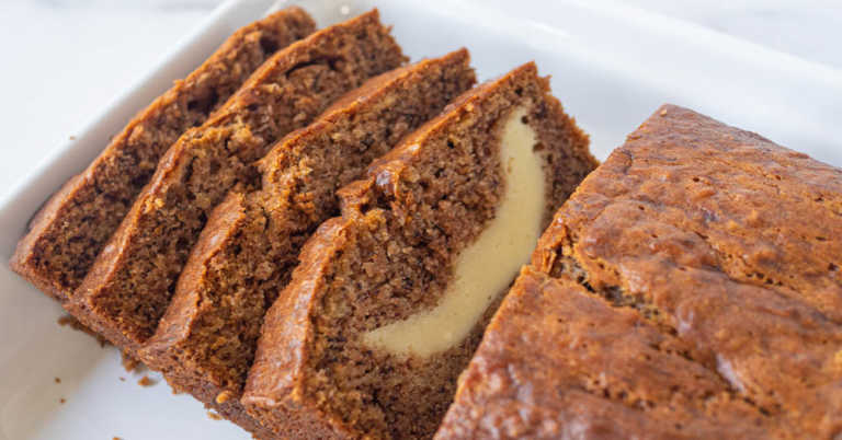 Cheesecake Banana Bread