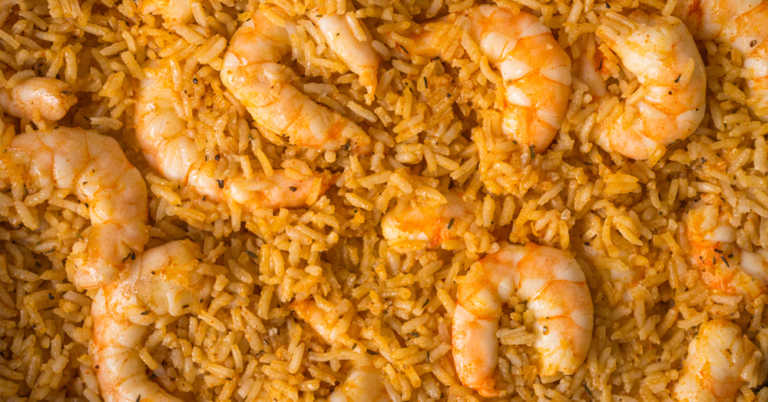One Pan Cajun Shrimp and Rice