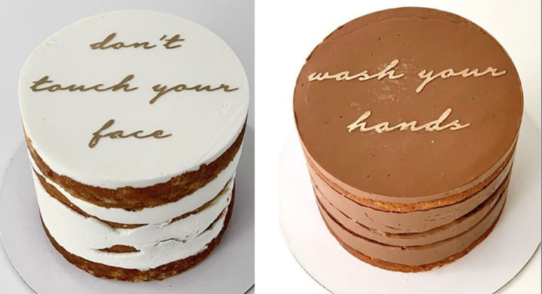 Bakery In California Is Selling ‘Quarantine Cakes’ With Messages Like ‘Don’t Touch Your Face’