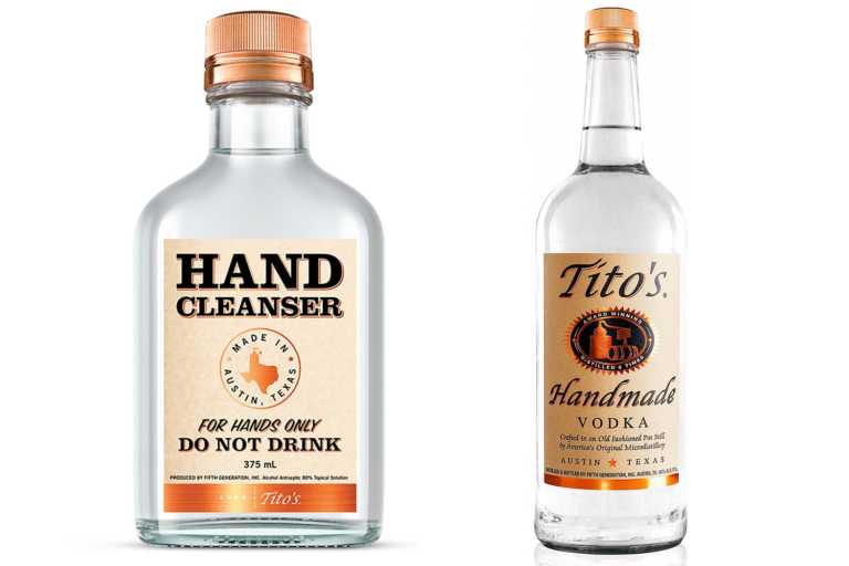 Tito’s Vodka Is Making 24 Tons Of Hand Sanitizer