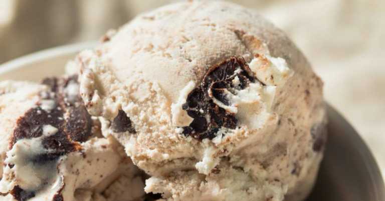 Homemade Moose Tracks Ice Cream