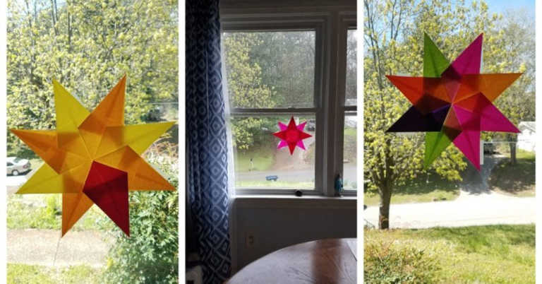 Waldorf Paper Stars Might Be The Uplifting Sweet Craft That All Of Our Kids Need Right Now