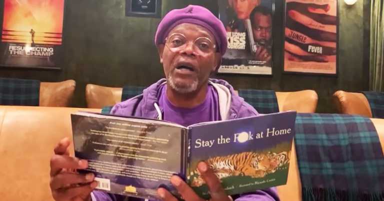 Samuel L. Jackson Reads ‘Stay The F*ck At Home’ On Jimmy Kimmel