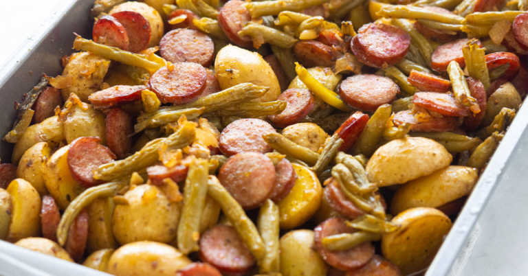 Cajun Sausage Potato Casserole
