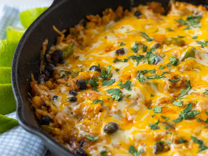 Cheesy Enchilada Rice Skillet | 12 Tomatoes