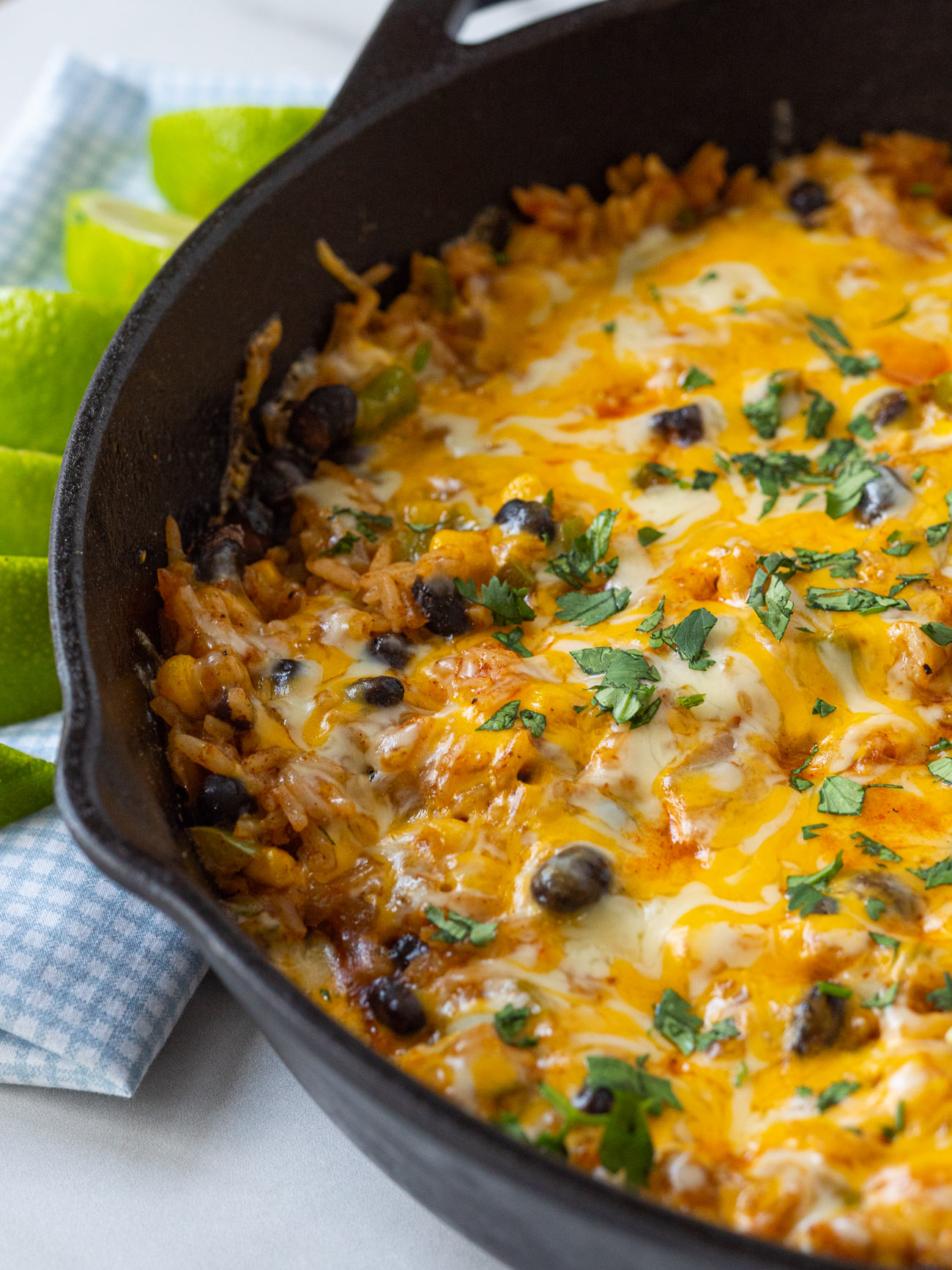 Cheesy Enchilada Rice Skillet 12 Tomatoes