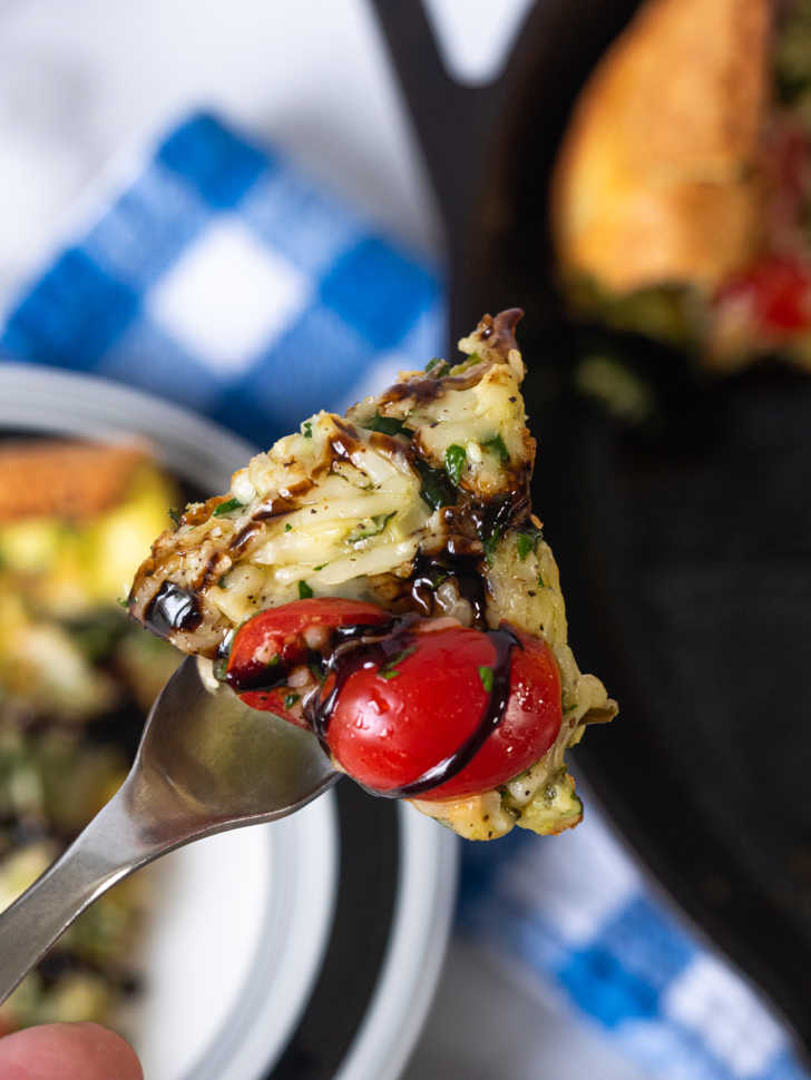 Caprese Salad Savory Dutch Baby