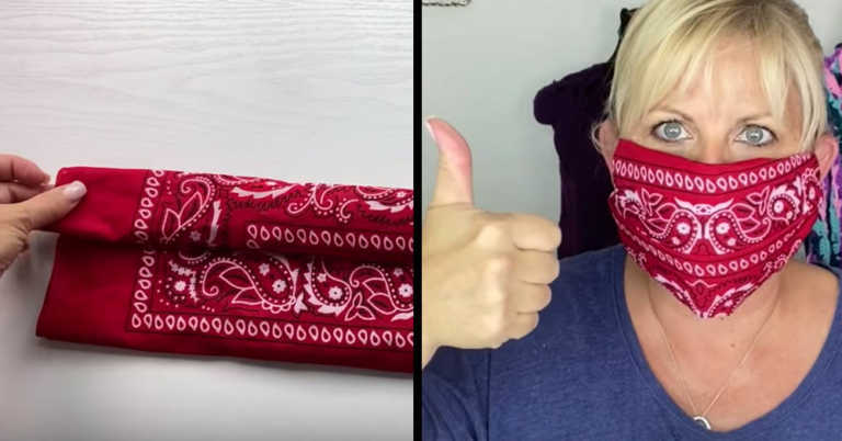 No-Sew Face Mask (Anyone Can Make This!)