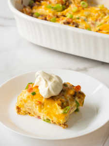 Cheesy Taco Lasagna | 12 Tomatoes