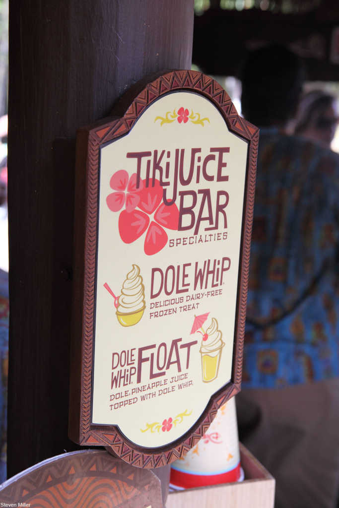 Disneyland Tiki Juice Bar sign